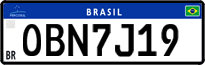 License plate of Brazil, Private owners (Mercosul)