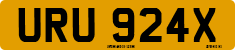 License plate of the United Kingdom, 1963 year system