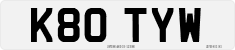 License plate of the United Kingdom, 1983 year system