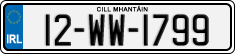 License plate of Ireland, Regular plates
