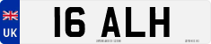 License plate of the United Kingdom, 1932 year system