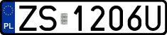 License plates of Poland, Regular car plates
