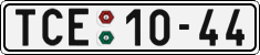 License plate of the Czech Republic, Cars (1960)