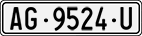 License plate of Switzerland, Dealer (with 