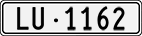 License plate of Switzerland, Cars