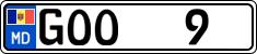 License plate of Moldova, Cars (2015)