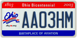 Ohio, AB12CD (Bicentennial)