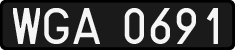 License plates of Poland, 1976 year system
