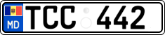 License plate of Moldova, Cars (2015)