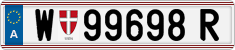 License plate of Austria, Regular plates