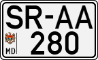 License plate of Moldova, Trailers (1992)