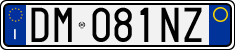 License plate of Italy, Cars (1994 year series)