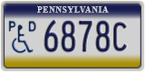 Pennsylvania, Vehicles for disabled persons