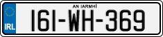 License plate of Ireland, Regular plates