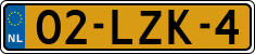 License plate of the Netherlands, Cars