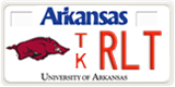 Arkansas, Specialty plates (AB XXXX / XXXXX)