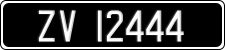 License plate of Ireland, Oldtimers