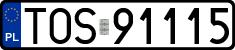 License plates of Poland, Regular car plates