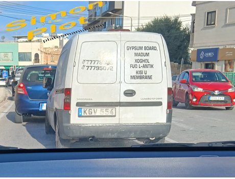 KGV 554, Vauxhall Combo