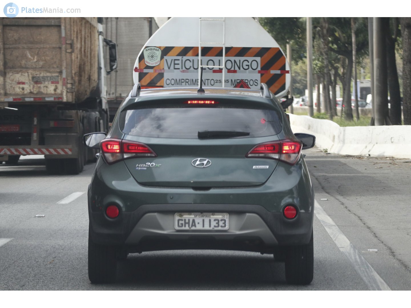 GHA-1133, Hyundai HB20 1st gen X Hatch (HB), facelift, 2015­–2019
