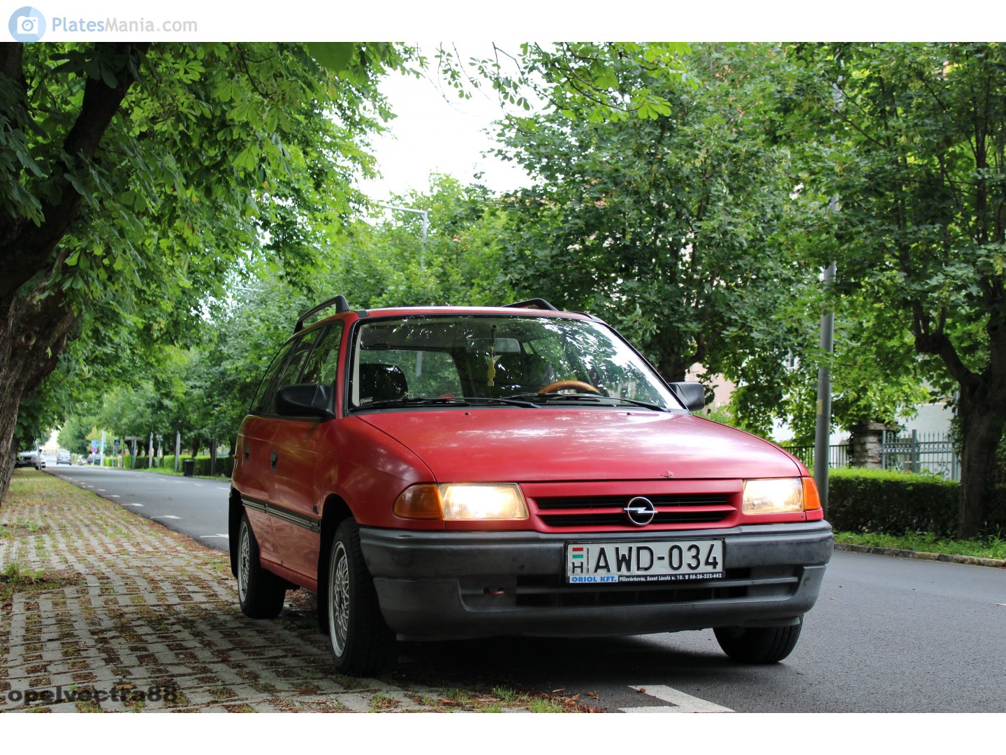 AWD-034, Opel Astra 1st gen Caravan Wagon (F; T92), 1991–1998 (–2002 for Eastern Europe)