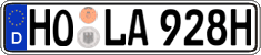 German license plate, Plates for oldtimers (type 