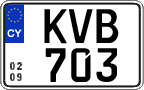 License plate of Cyprus, Regular plates