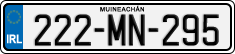 License plate of Ireland, Regular plates