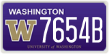 Washington, Specialty plates (1234A)