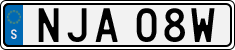 License plate of Sweden, Regular plates