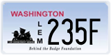 Washington, Specialty plates (X12X)