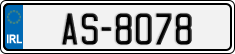 License plate of Ireland, Trailers