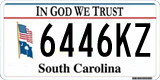 South Carolina, In God We Trust (1234AB/123 4AB)