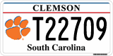 South Carolina, Specialty plates (A12345 / AB12345)