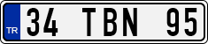 License plate of Turkey, Regular plates
