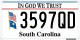 South Carolina, In God We Trust (1234AB/123 4AB)