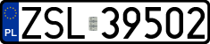 License plates of Poland, Regular car plates