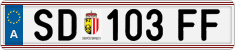 License plate of Austria, Regular plates