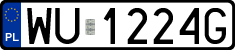 License plates of Poland, Regular car plates