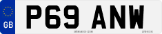 License plate of the United Kingdom, 1983 year system