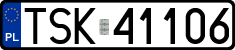 License plates of Poland, Regular car plates