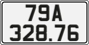 License plate of Vietnam, Cars