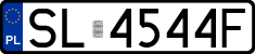 License plates of Poland, Regular car plates