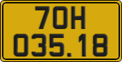 License plate of Vietnam, Commercial vehicles