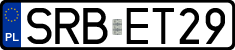 License plates of Poland, Regular car plates