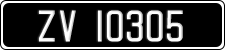 License plate of Ireland, Oldtimers