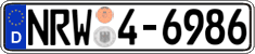 German license plate, Regional authorities