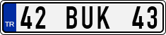 License plate of Turkey, Regular plates