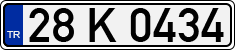 License plate of Turkey, Regular plates