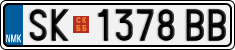 License plate of North Macedonia, Regular plates (2012)